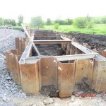 Sheet Piling in Clones for Undergound Tank