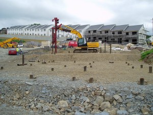 Top Driven Piling at Housing Development