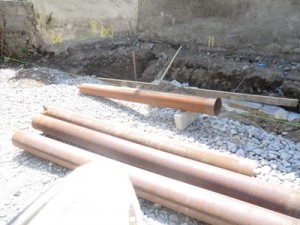 Figure 2 - 3m long Steel Casings.