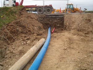 Figure 9 - Double pipe ramming