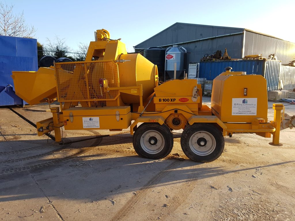 Concrete Mixer and Pump